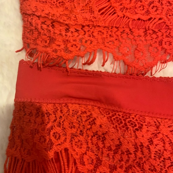Free People Sabina Ginger Set - Red - Picture 7 of 8